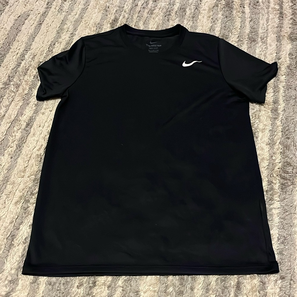 Nike Dry-fit black athletic tee, size S